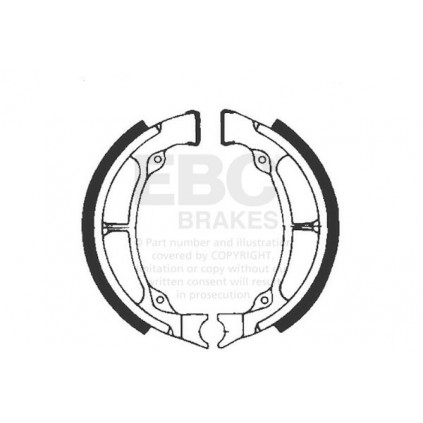 EBC BRAKE SHOE SET (5)