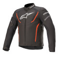 Alpinestars Jacket T-Jaws v3 Waterproof Black/Red Fluo 