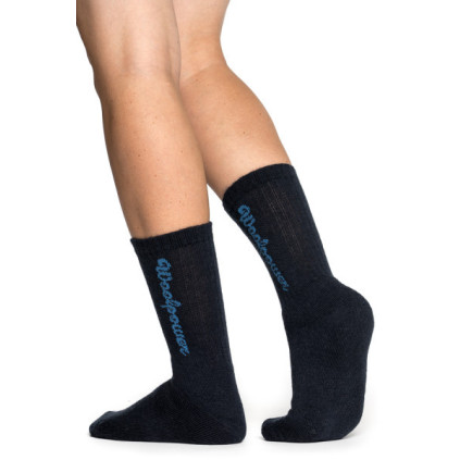 Woolpower Socks Logo 400 Black