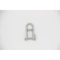 Qvarken Key Pin D-Shackle with bar AISI 316