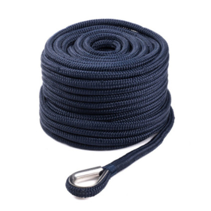 Qvarken Anchor Rope Dockline with thimble navy