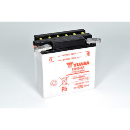 Yuasa Battery 12N9-3A (dc) no acid included (5)