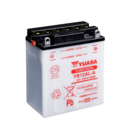 Yuasa Battery YB12AL-A (dc) no acid included (5)
