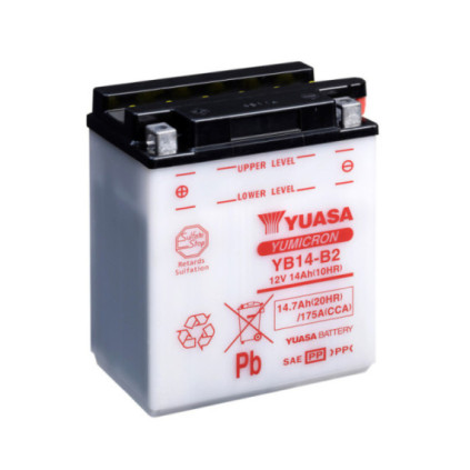 Yuasa Battery YB14-B2 (cp) with acidpack (4)