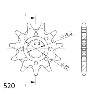 Supersprox / JT Front sprocket 1439.11