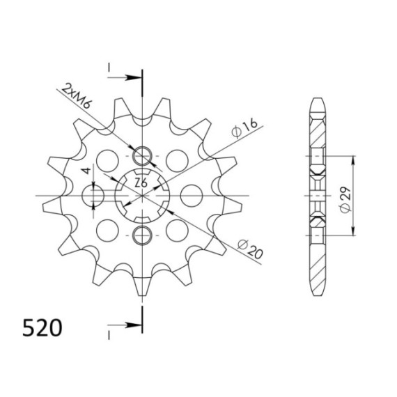 Supersprox / JT Front sprocket 422.14