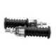Tec-X Footrest set, Round bolt-model, M10 x 25mm
