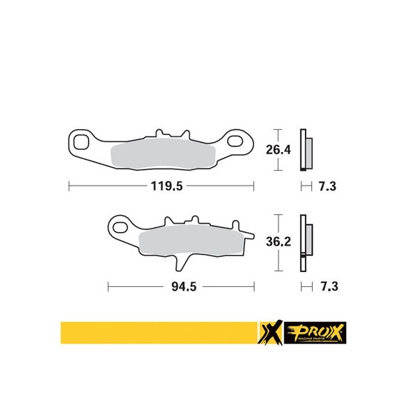 ProX Front Brake Pad KX80/85/100 '97-23 + RM85 '05-23