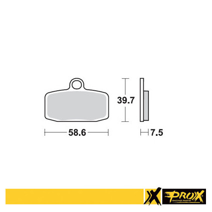 ProX Front Brake Pad KTM85SX '12-20 + Freeride 350 '12-17