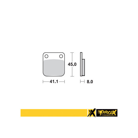 ProX Rear Brake Pad KX65 '00-23 + RM65 '03-05