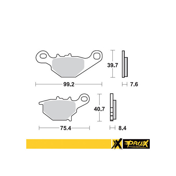 ProX Rear Brake Pad RM85 '05-23
