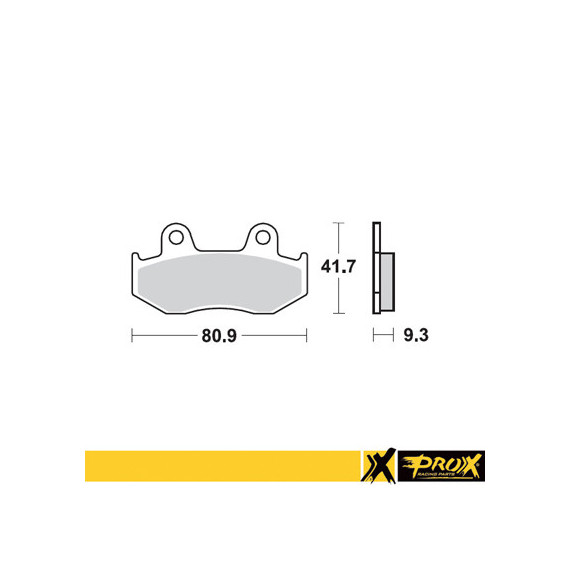 ProX Rear Brake Pad YFZ450 '06-13 + YFZ450R '09-15
