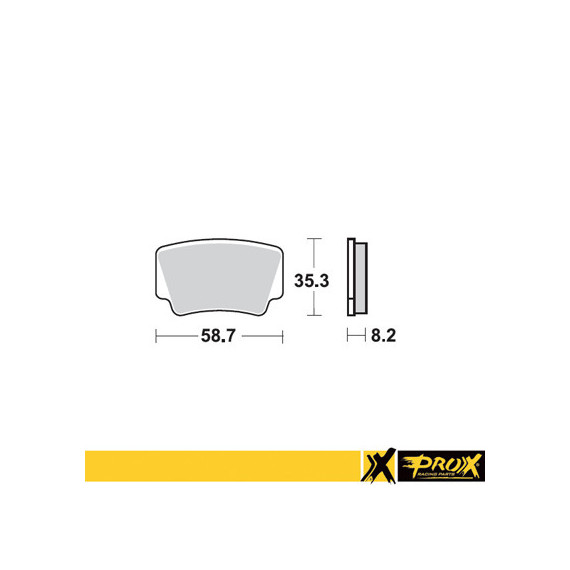 ProX Rear Brake Pad KTM450/505/525SX-XC ATV '08-11
