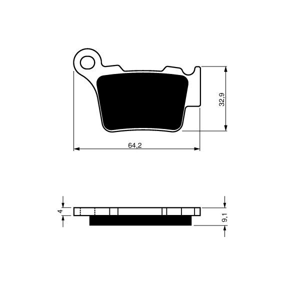 GOLDFREN Brake Pads 191 Ceramic Carbon K1