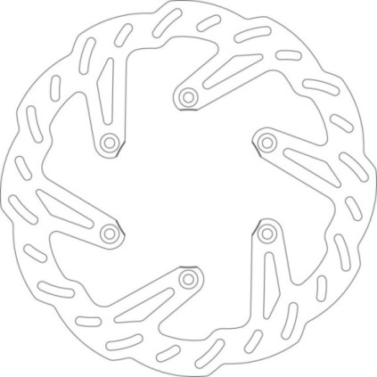 GOLDFREN Brakedisc Front GAS all 97-