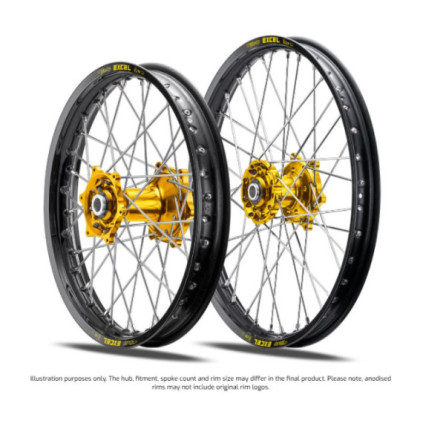 TALON Rear Wheel 19x1 85 Pro Billet EXCEL RM125 00- gold/black