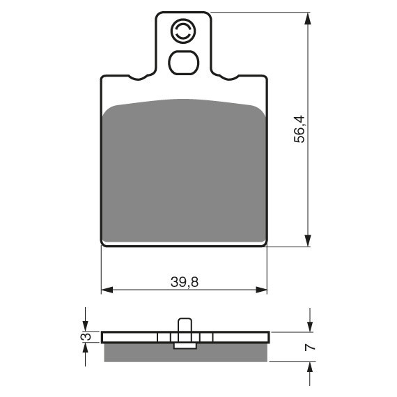 GOLDFREN Brake Pads 038 Ceramic Carbon S3