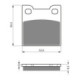 GOLDFREN Brake Pads 129 Ceramic carbon AD