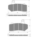 GOLDFREN Brake Pads 271 Ceramic Carbon S3