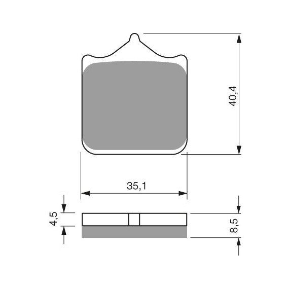 GOLDFREN Brake Pads 304 Ceramic Carbon S3