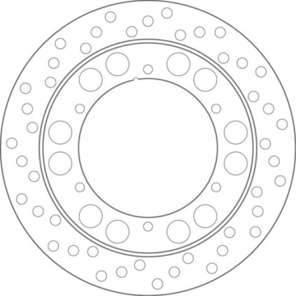 GOLDFREN Brake disc yd282 hd150 id132 t5