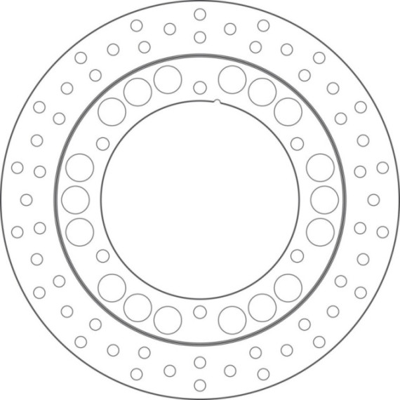 GOLDFREN brakedisc yd267 hd150 id132 t5,1