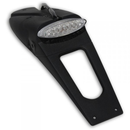 UFO License plate holder whit LED-Light Black E-approved
