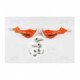 UFO Handguards Alu Orange whit aluminium inside 22 MM