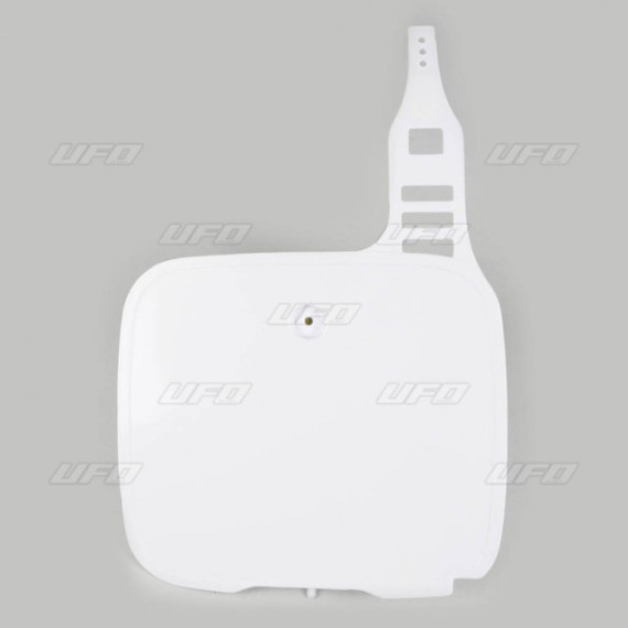 UFO Front number plate YZ125-490 86-91 White 046