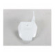 UFO Front number plate RM85 02- White  041