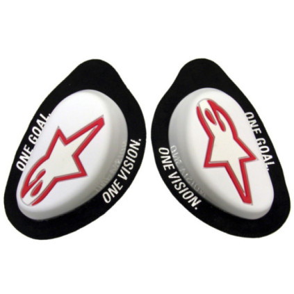 Alpinestars Kneeguard white/red