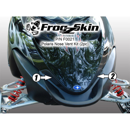 Frogzskin Polaris IQ Nose Vent Kit 2005-11  (2pc)