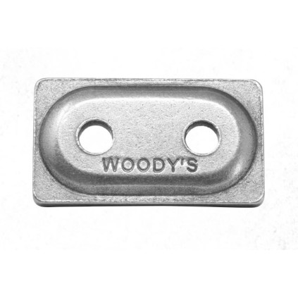 Woodys Double Support Plate 12pcs Digger Alumiini