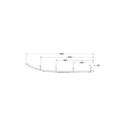 "Sno-X Ripper Four Runner 4"" Hardmetal  (881-4266 replaces)"