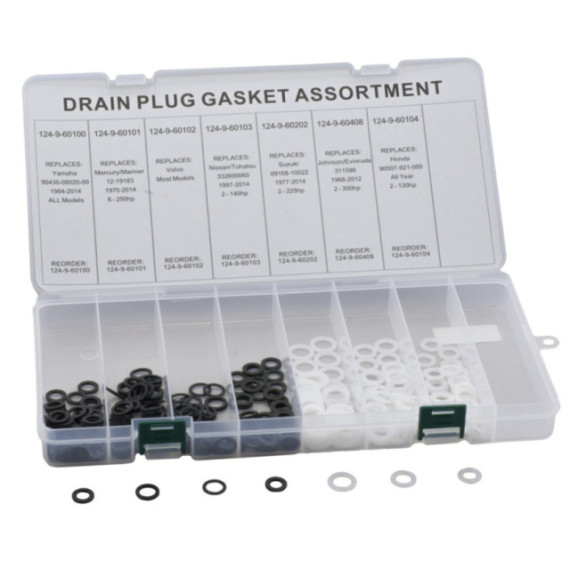 Sea-X drain plug gasket assortment kit (7x50pcs)