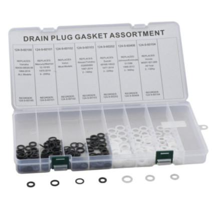 Sea-X drain plug gasket assortment kit (7x50pcs)