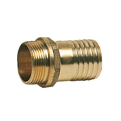 brass hose adap. male 1/4x8