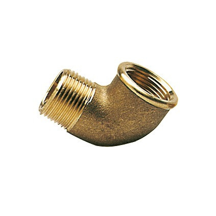 brass 90° elbow male/fem 3/8