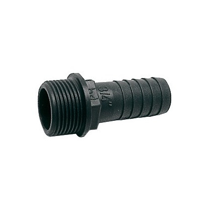 "PP male hose adaptor 1""1/2 x 50 mm"