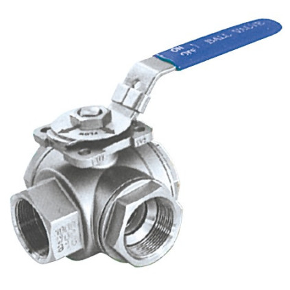 "3-way ball valve 3/4"""