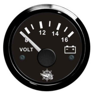 Voltmeter 12v 8-16 v.