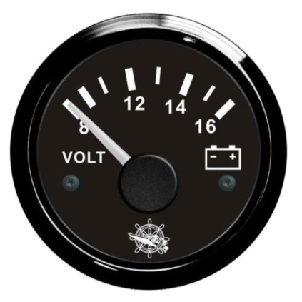 Voltmeter 12v 8-16 v.