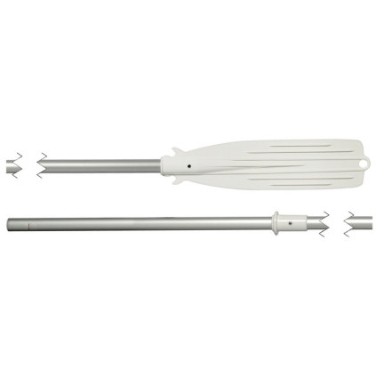 Plastic/anodised aluminium oar 160 cm