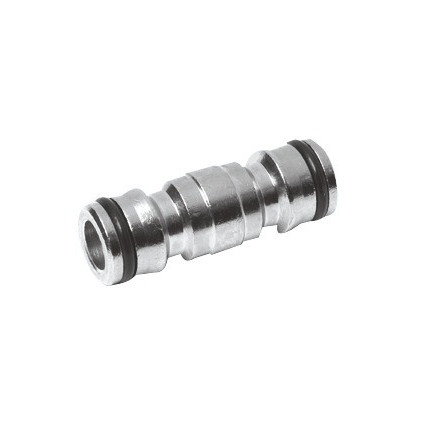 Two-way chr.brass connector