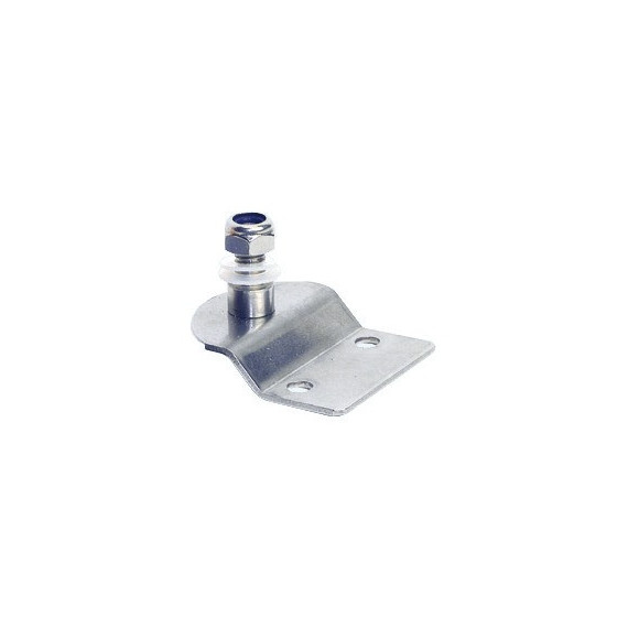 SS embossed plate w/pin