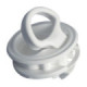 nylon flush ring pull white
