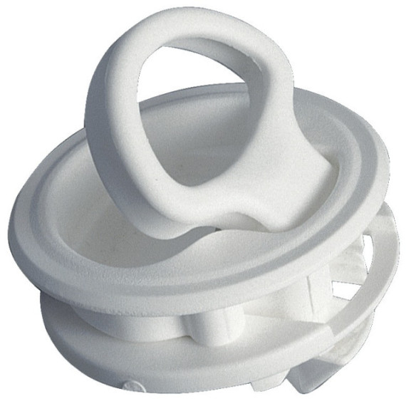 nylon flush ring pull white