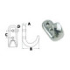 Hook,polished AISI 316 SS