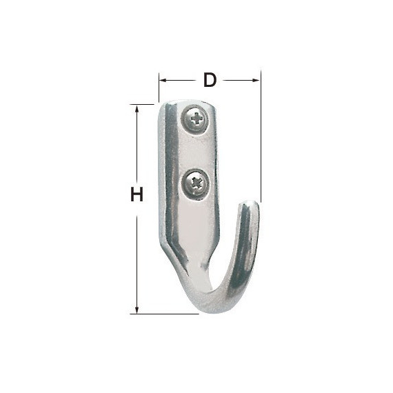 SS hook 33x53 mm