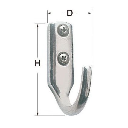 SS hook 33x53 mm